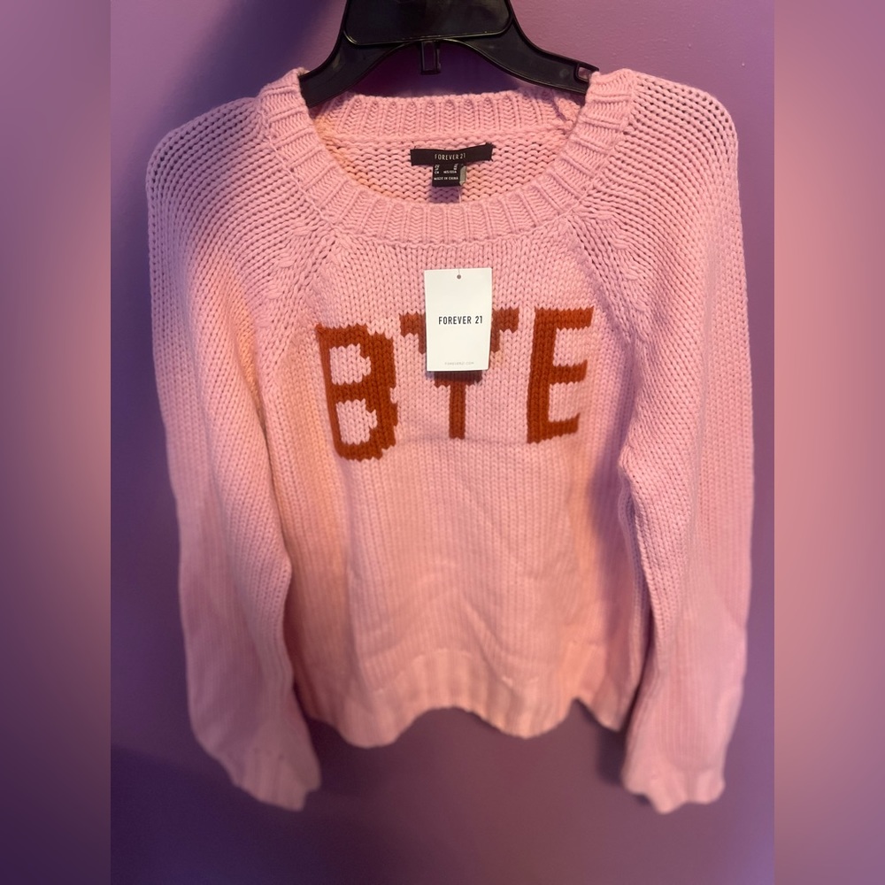 Bye Pink Sweater